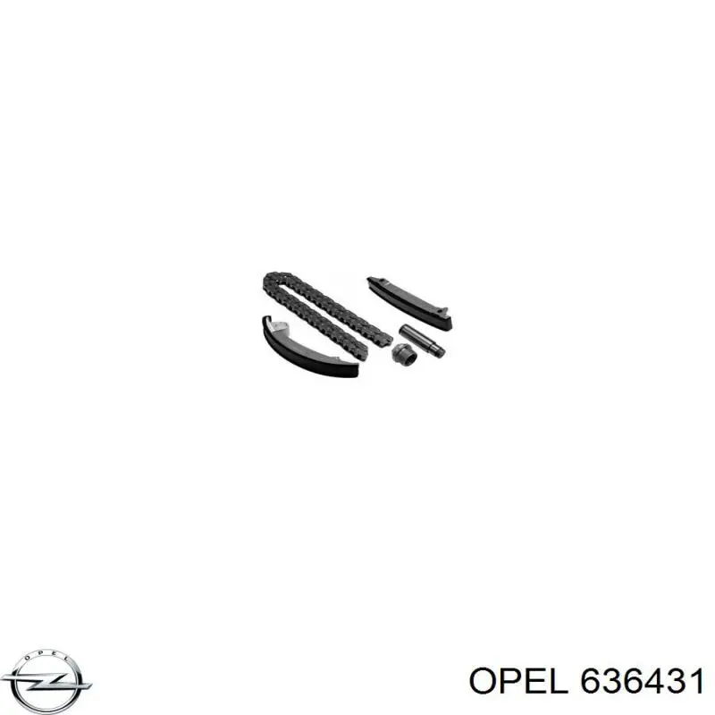 636431 Opel tensor, cadena de distribución