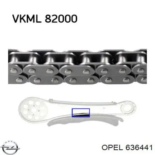Tensor de cadena de distribución Opel 636441 precio, desde 33,23 EUR