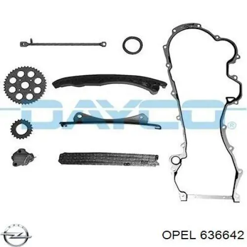 636642 Opel Perno de la polea del cigüeñal