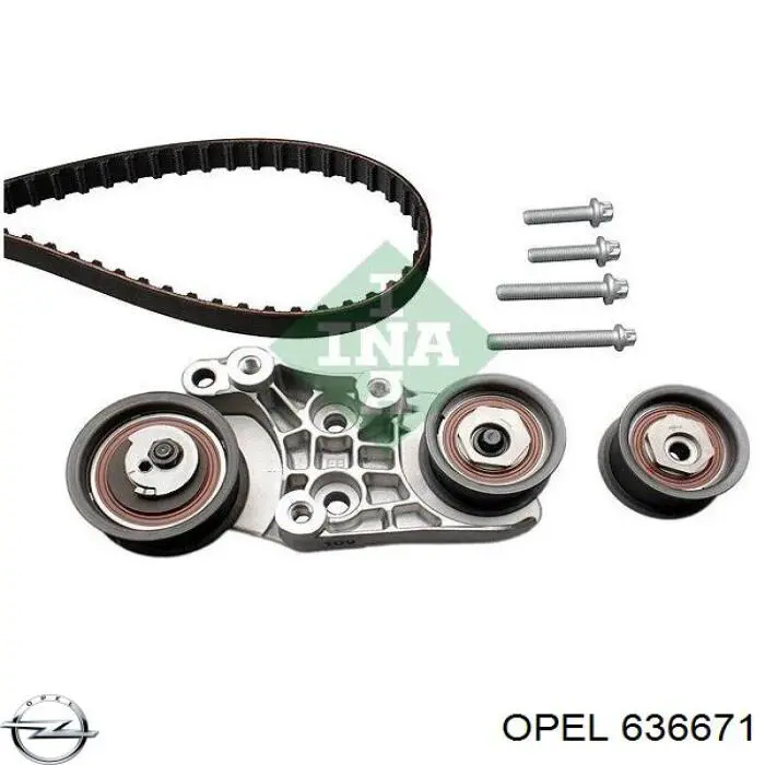 636671 Opel kit correa de distribución