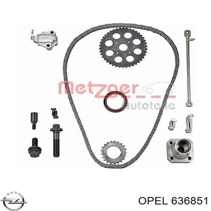 636851 Opel kit de cadenas de distribución