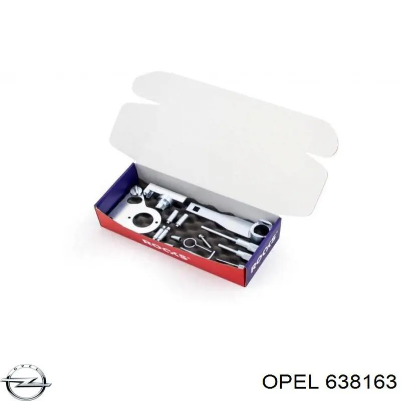 638163 Opel pastillas de freno traseras