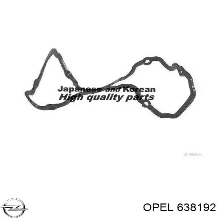 638192 Opel junta de la tapa de válvulas del motor