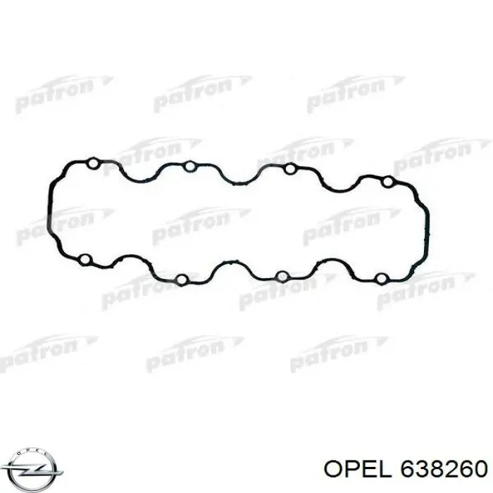 638260 Opel junta tapa de balancines