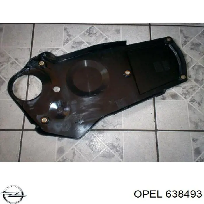 638493 Opel tapa protectora de correa distribución, exterior