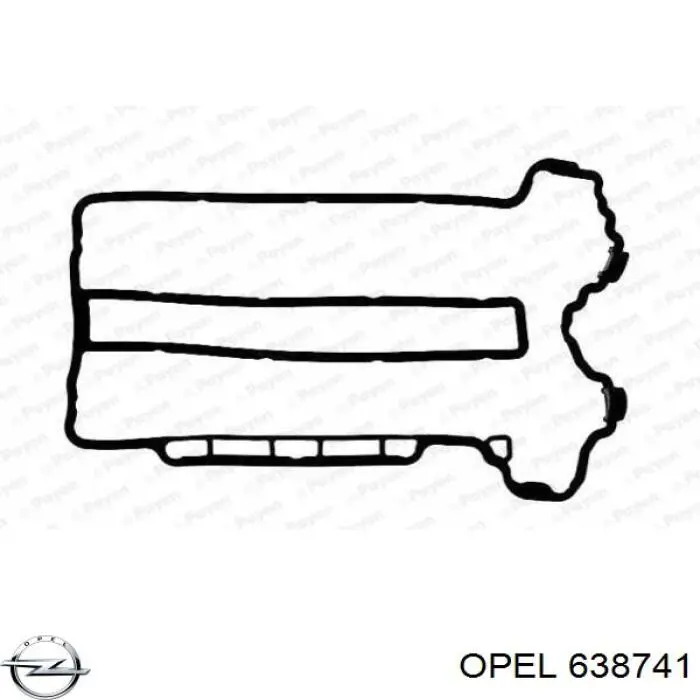 638741 Opel junta de la tapa de válvulas del motor