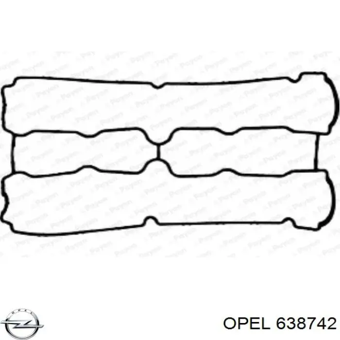 638742 Opel junta de la tapa de válvulas del motor