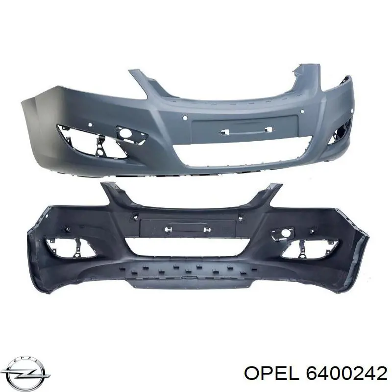 Parachoques delantero Opel 6400242 precio, desde 169,32 EUR