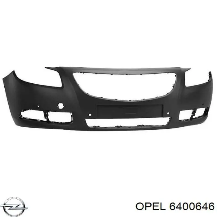 6400646 Opel parachoques delantero