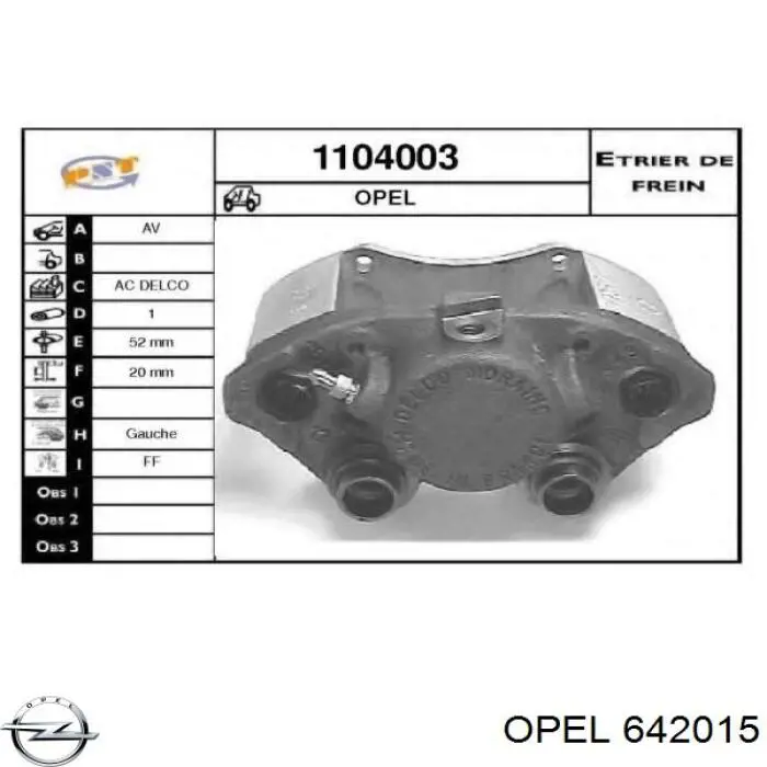 Guía de válvula Opel 0642015 precio, desde 7,12 EUR