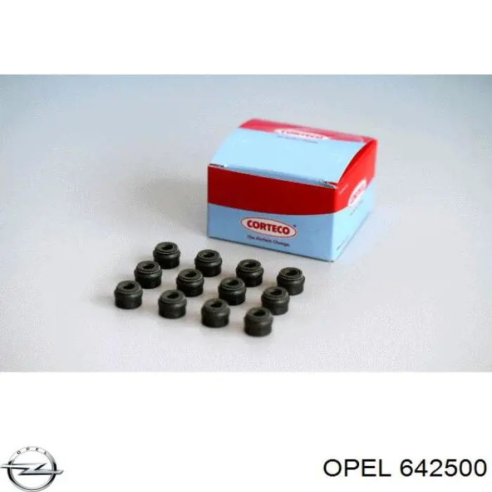 642500 Opel sello de aceite de valvula (rascador de aceite Entrada/Salida)