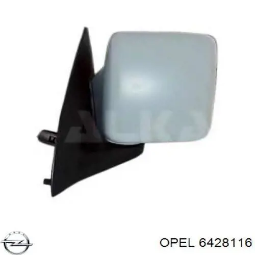 6428116 Opel espejo retrovisor izquierdo