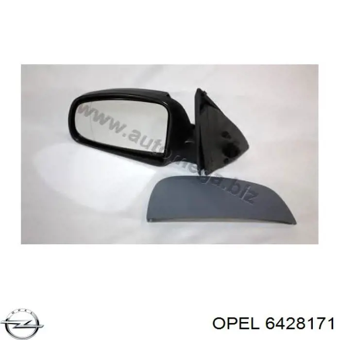 13148952 Opel espejo retrovisor izquierdo