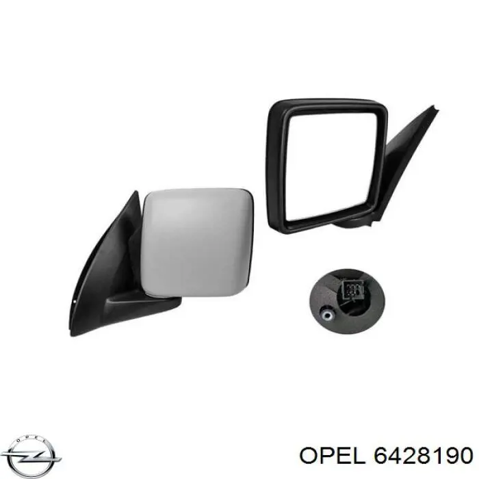 Comprar 6428190 Opel Espejo de retrovisor izquierdo