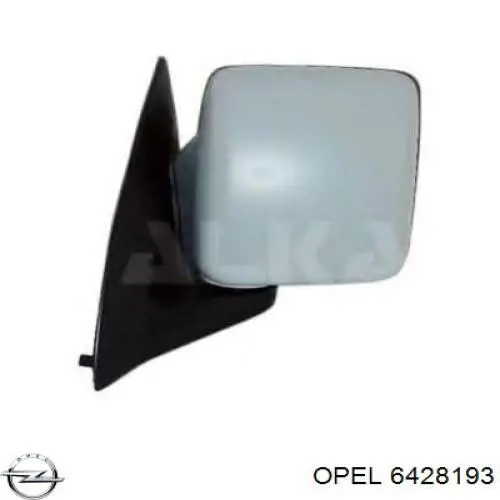 6428193 Opel espejo retrovisor derecho