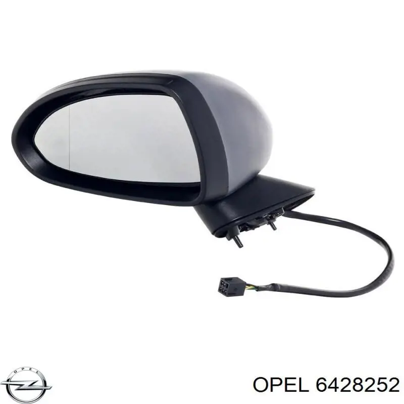 6428252 Opel espejo retrovisor derecho