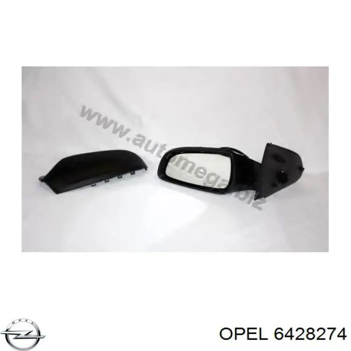 6428274 Opel espejo retrovisor izquierdo