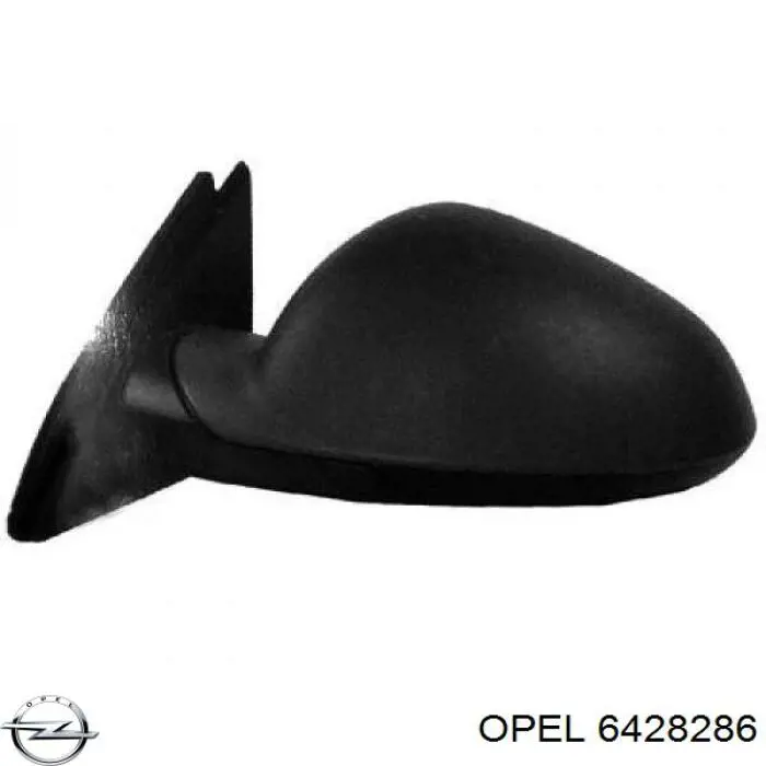 6428286 Opel espejo retrovisor izquierdo