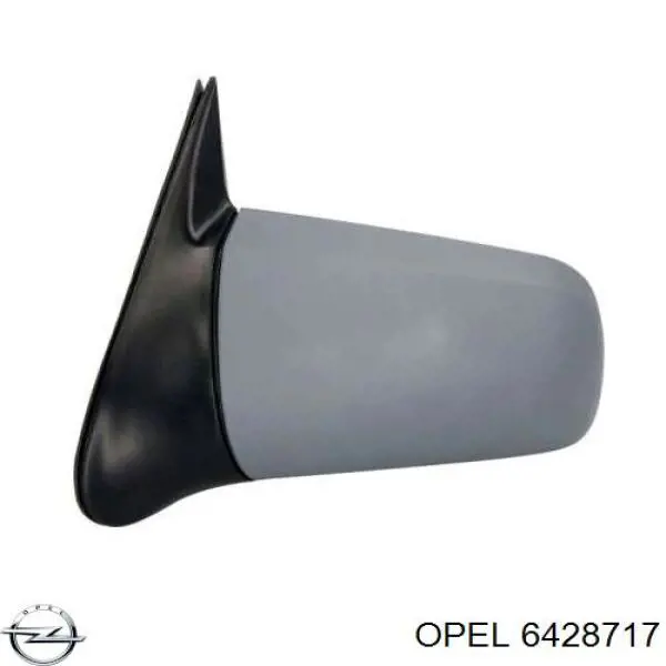 6428717 Opel cristal de espejo retrovisor exterior izquierdo