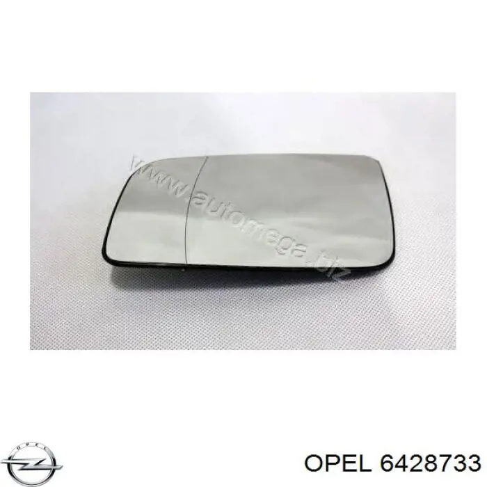 Cristal de Retrovisor Exterior Izquierdo para Opel Astra (F70)