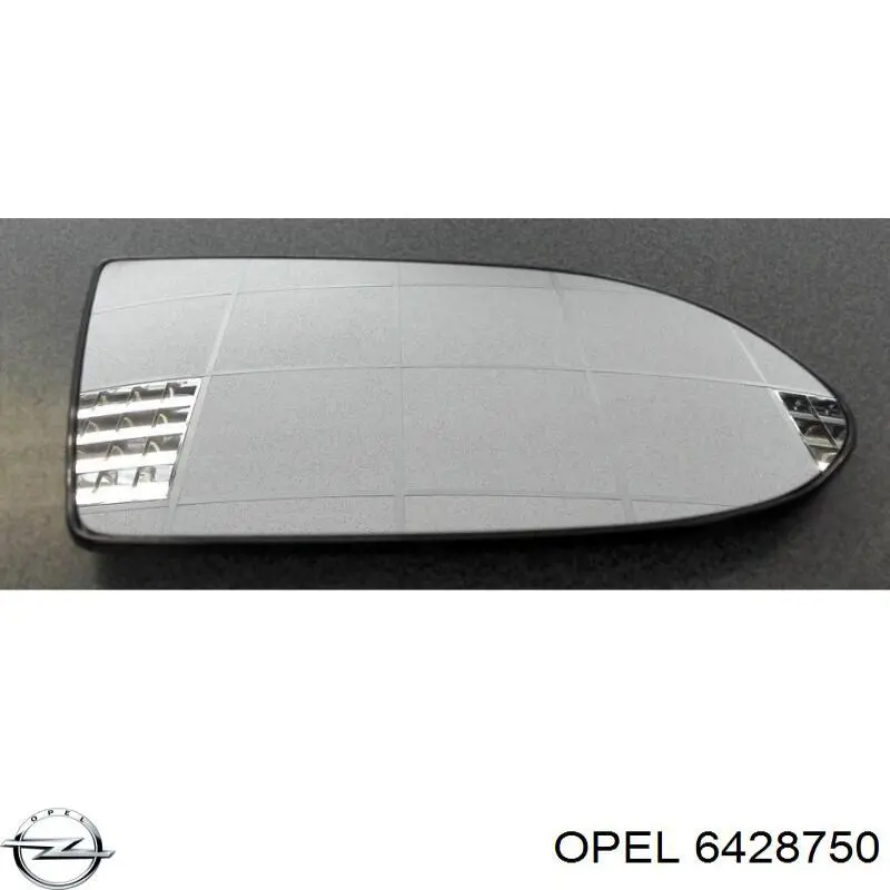 Cristal de espejo retrovisor derecho Opel 6428750 precio, desde 13,49 EUR