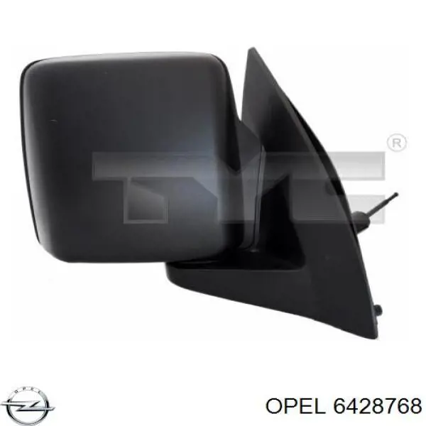 Cristal de espejo retrovisor exterior izquierdo Opel 6428768 precio, desde 13,06 EUR