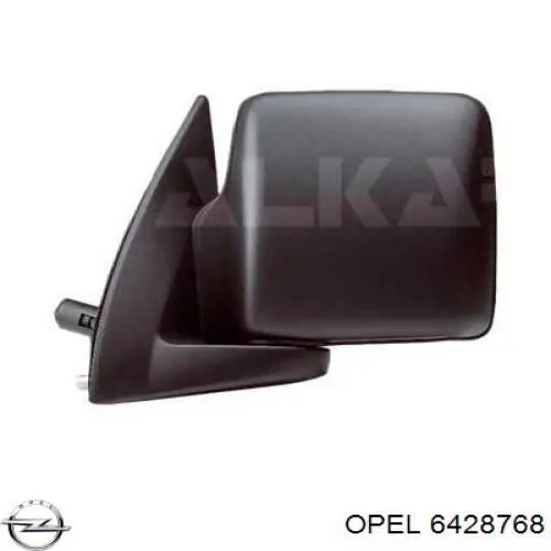 Comprar 6428768 Opel Cristal de espejo retrovisor exterior izquierdo