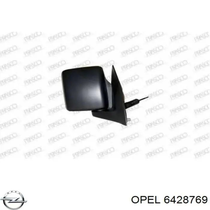 Cristal de espejo retrovisor derecho Opel 6428769 precio, desde 13,06 EUR