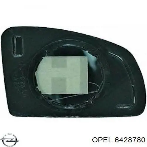 Comprar 6428780 Opel Cristal de espejo retrovisor derecho