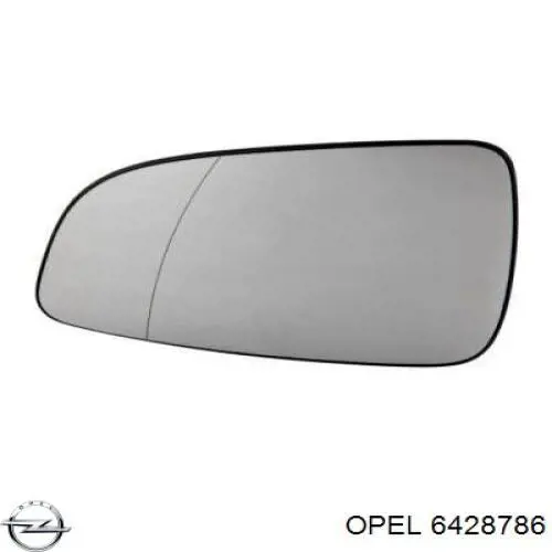 Cristal de espejo retrovisor exterior izquierdo Opel 6428786 precio, desde 6,10 EUR