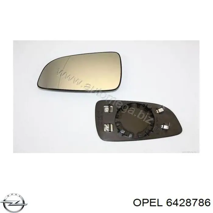 Comprar 6428786 Opel Cristal de espejo retrovisor exterior izquierdo