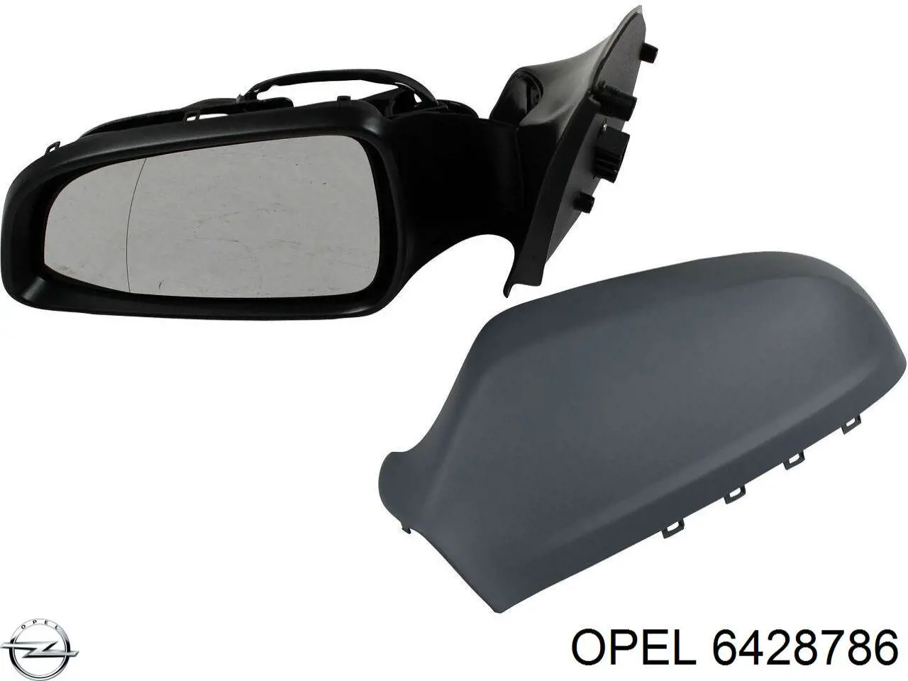 Cristal de espejo retrovisor exterior izquierdo Opel 6428786 precio, desde 12,05 EUR