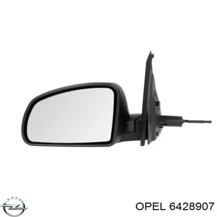 6428907 Opel espejo retrovisor izquierdo