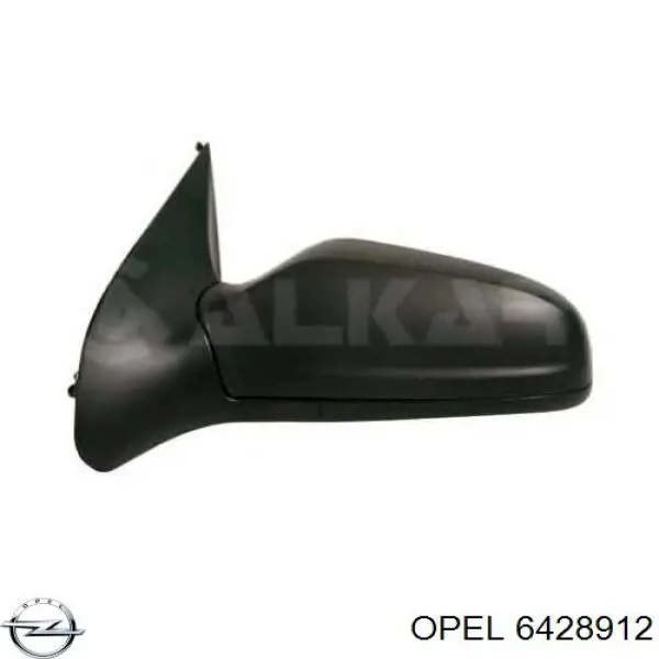 Cubierta de espejo retrovisor izquierdo Opel 6428912 precio, desde 13,14 EUR