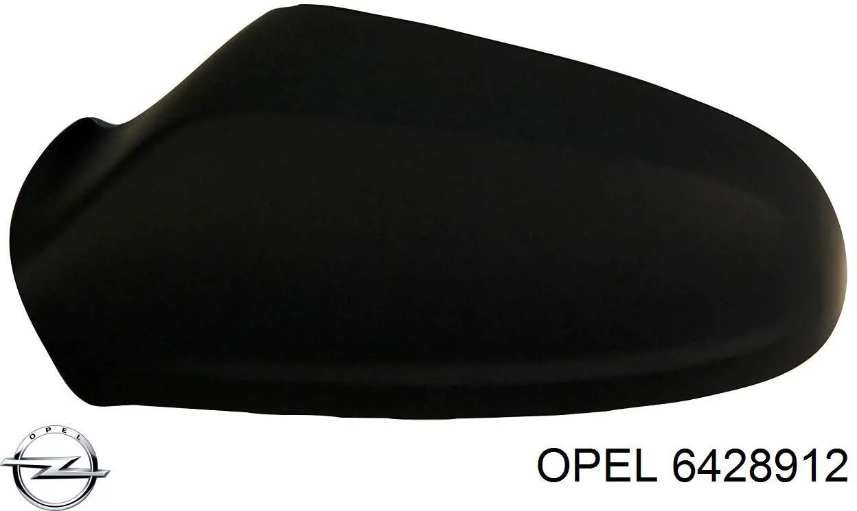 6428912 Opel cubierta, retrovisor exterior izquierdo