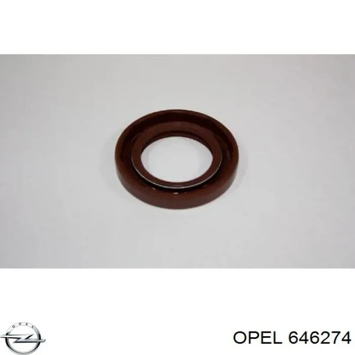 646274 Opel anillo retén, cigüeñal frontal