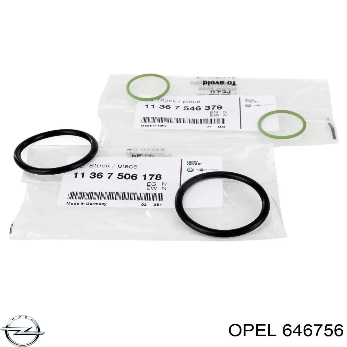 Comprar 646756 Opel Junta del regulador de fase del árbol de levas