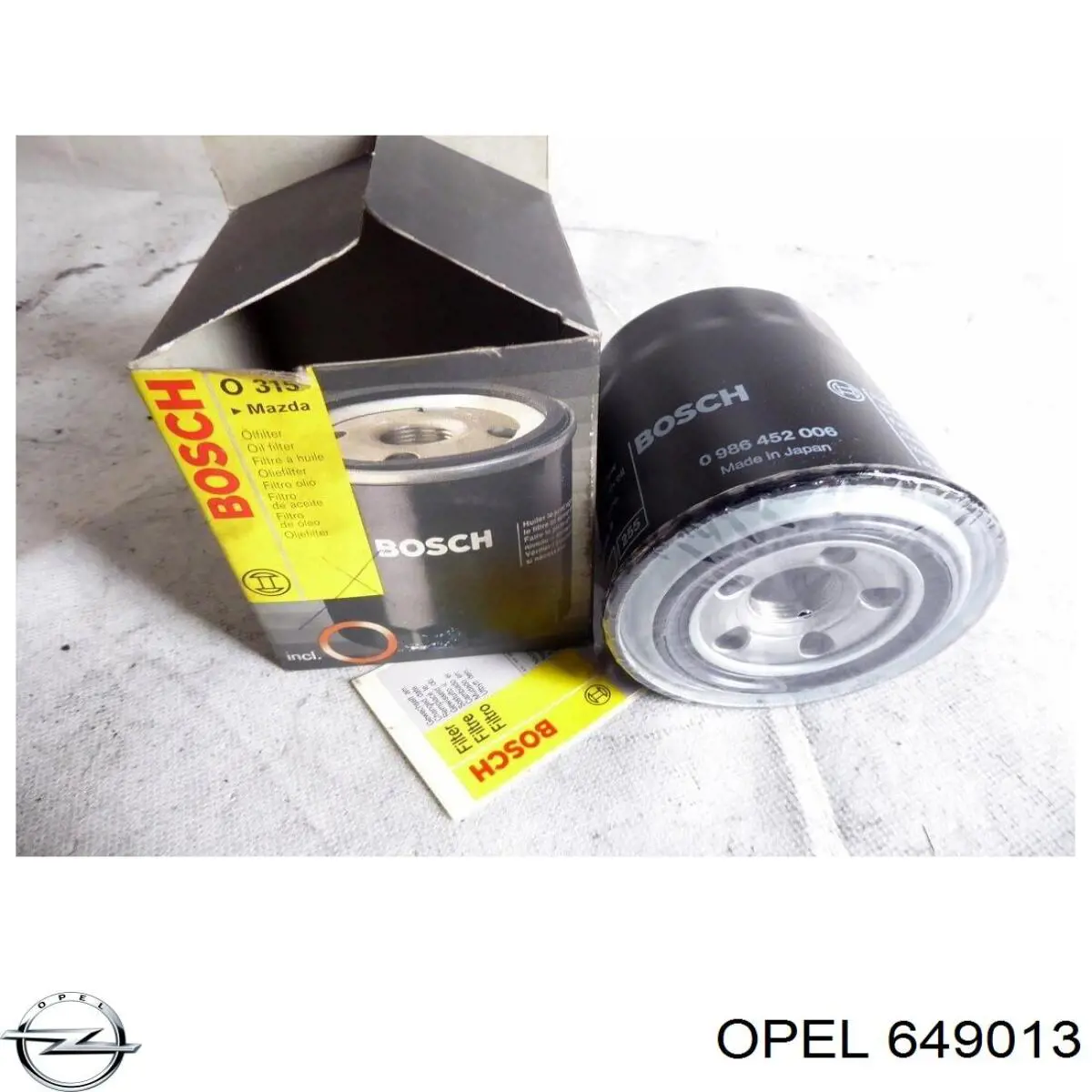 Comprar 649013 Opel Filtros de aceite