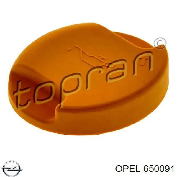 650091 Opel tapa de aceite de motor