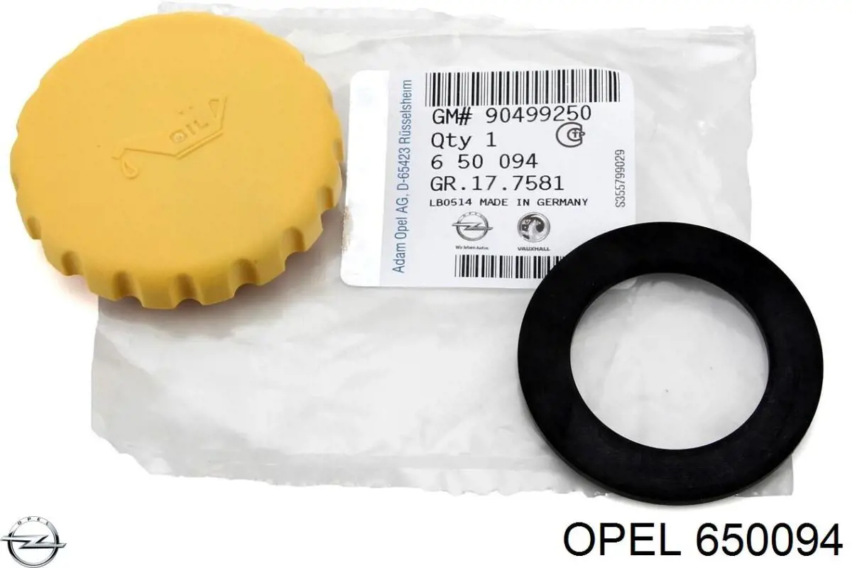 650094 Opel tapa de aceite de motor
