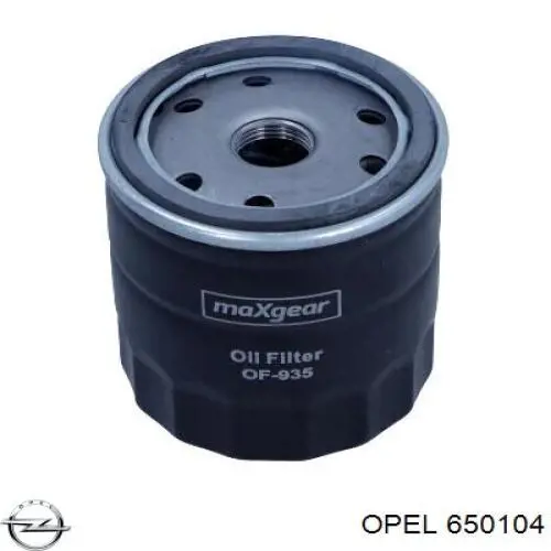 Portafiltro de aceite 650104 Opel