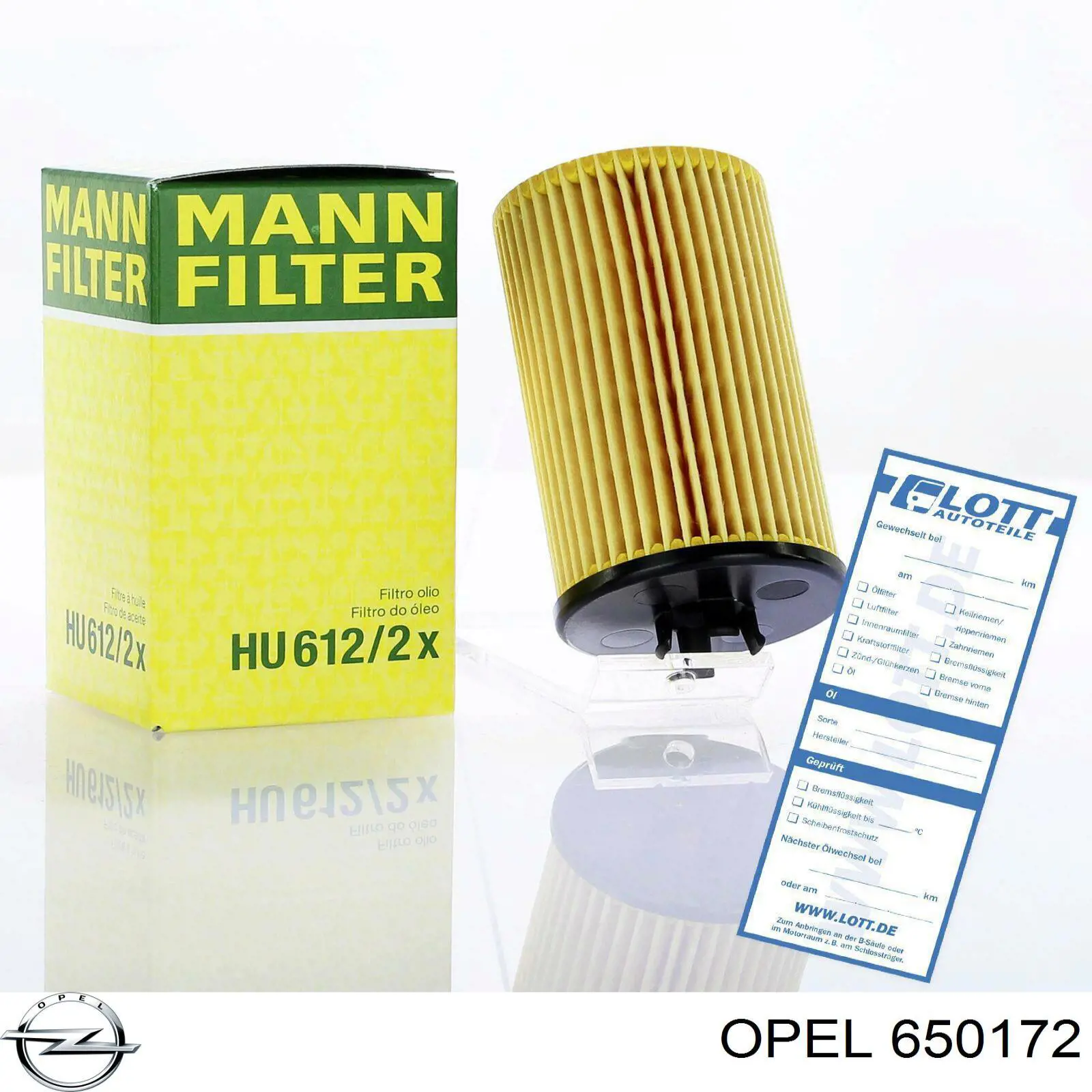 Filtro de aceite Opel Zafira P12