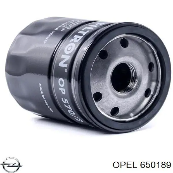 650189 Opel filtro de aceite