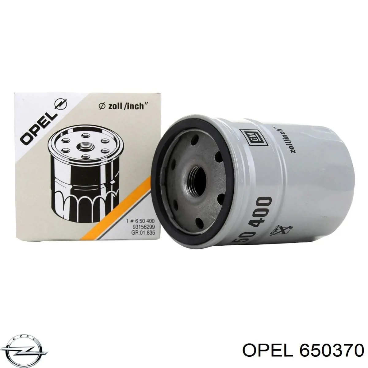 650370 Opel filtro de aceite