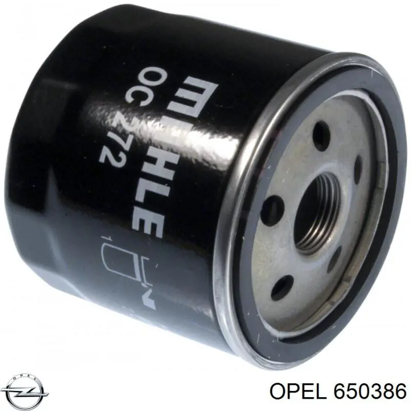 Filtro de aceite motor Opel 650386