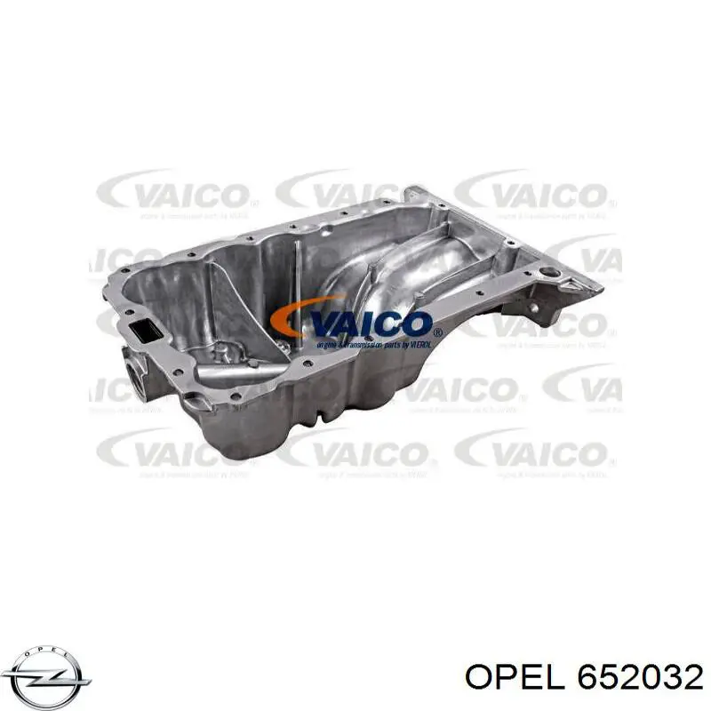 Cárter de aceite del motor Opel 652032