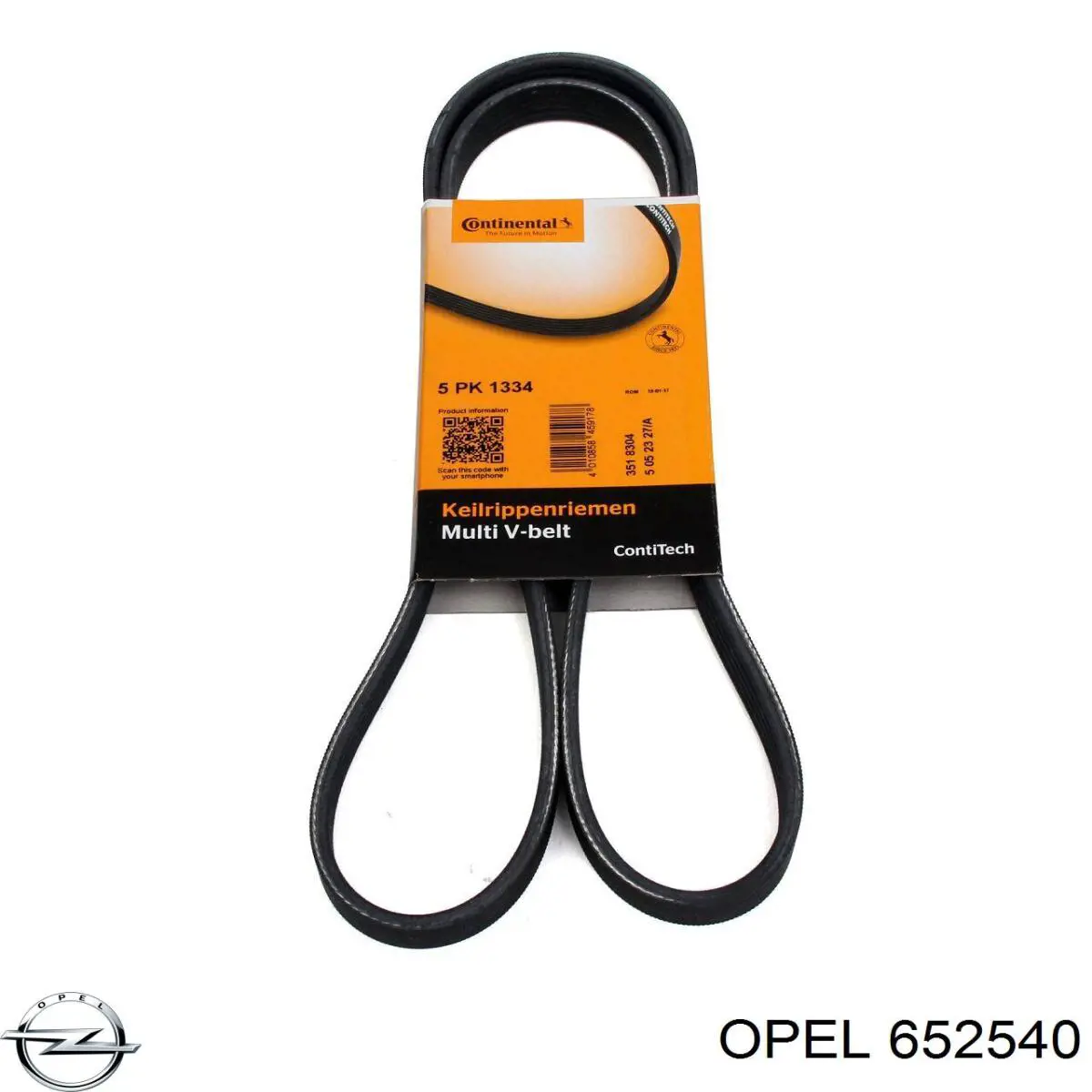Junta del tapón del cárter de aceite 652540 Opel