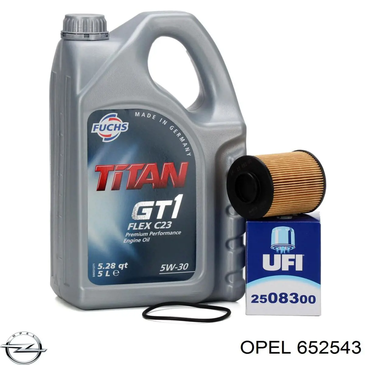 Junta del tapón del cárter de aceite 652543 Opel