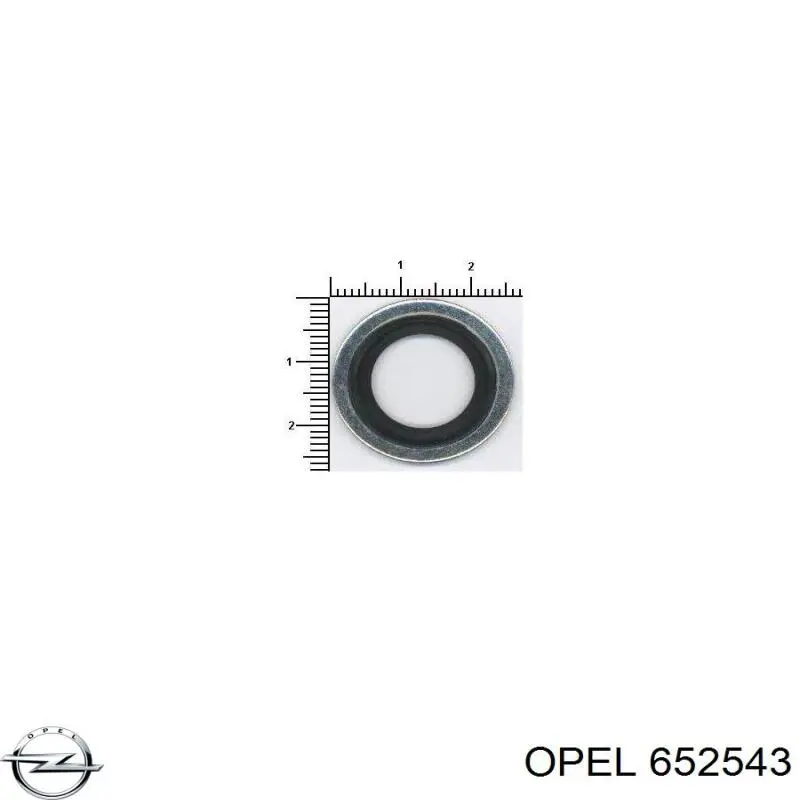652543 Opel junta, tapón roscado, colector de aceite
