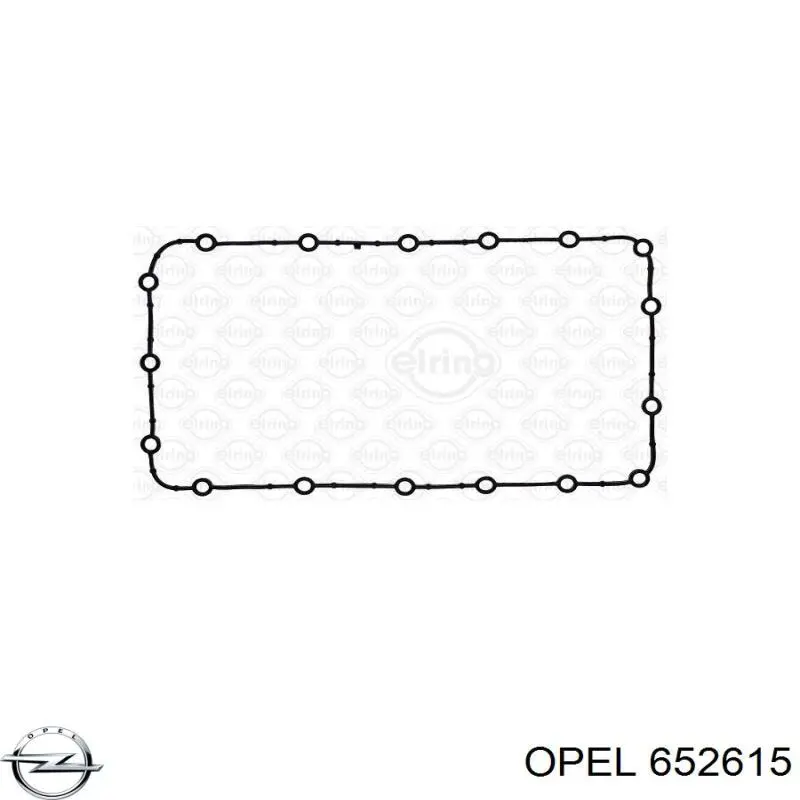 652615 Opel junta, cárter de aceite, superior